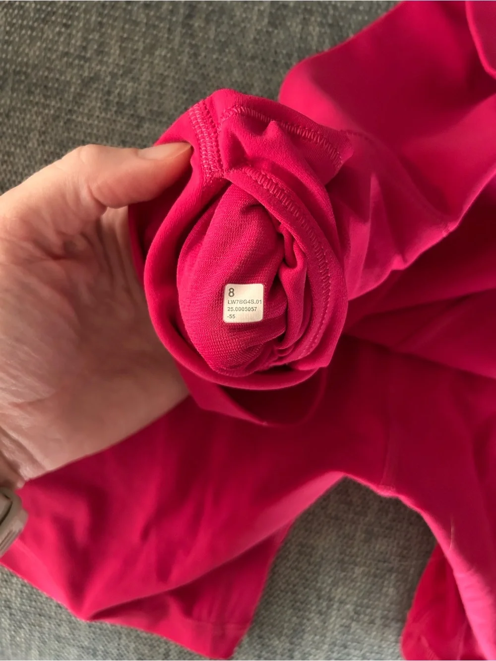 Pink high rush Align shorts